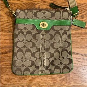 Coach logo swingpack crossbody